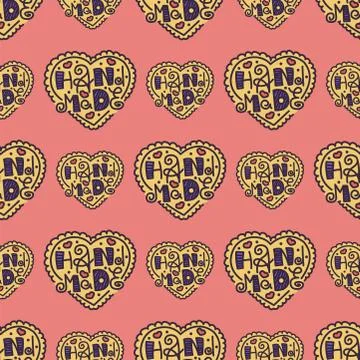 Handmade needlework craft seamless pattern sewing fashion tailoring tailor Illustrazione stock