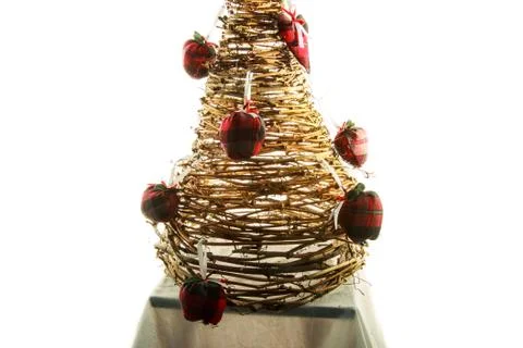 Handmade new year tree Stock Photos