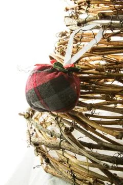 Handmade new year tree Foto stock