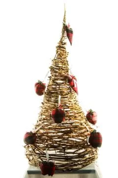 Handmade new year tree Stock-Fotos