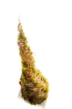 Handmade new year tree Stock Photos