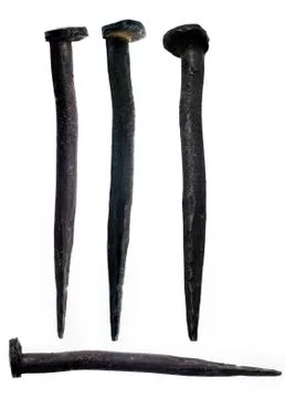Handmade Old Nails 스톡 일러스트