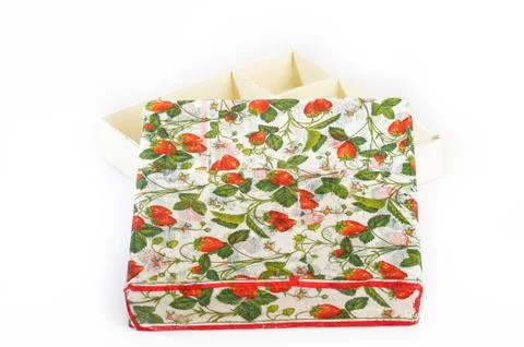 Handmade paper box Stock Photos