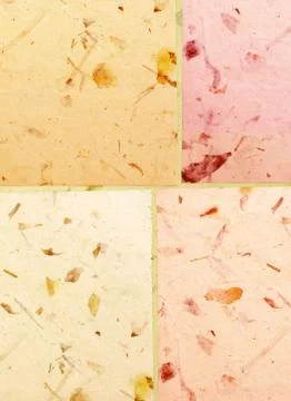 HANDMADE PAPER Stock Photos