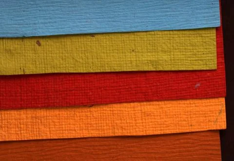 HANDMADE PAPER Stock Photos
