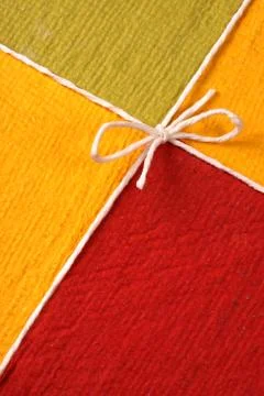 HANDMADE PAPER 库存照片