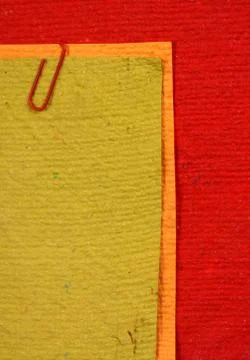 HANDMADE PAPER Foto stock