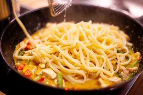 Handmade pasta Stock Photos