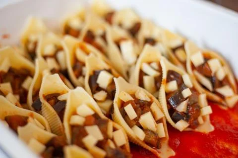Handmade pasta Stock Photos