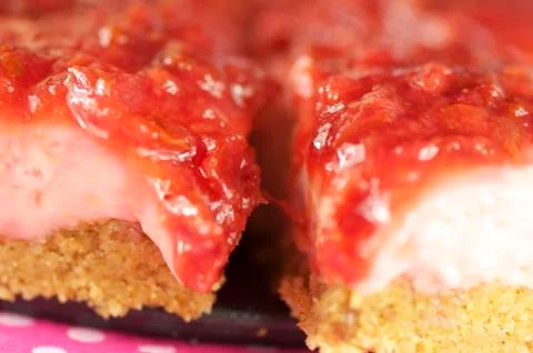 Handmade pulm cake Stock Photos