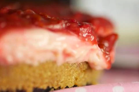 Handmade pulm cake Stock Photos