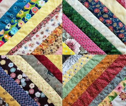 Handmade Quilt Pattern Stock Photos