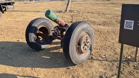 Handmade rocket launcher Stock Footage 152558996