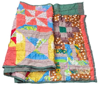 Handmade scarf in the style of patchwork handmade scarf in the style of pa... Fotos de archivo