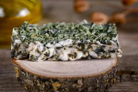 Handmade scrub soap Stock Photos