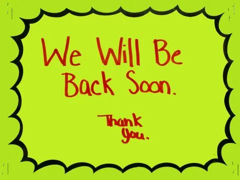 Handmade sign Stock-Fotos