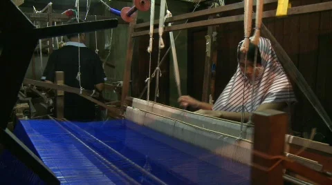 Handmade silk 스톡 동영상 581913