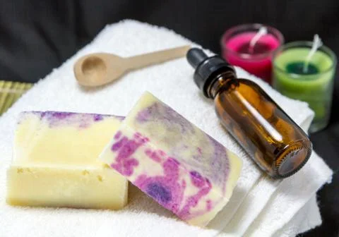 Handmade soap Stock Photos