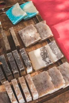 Handmade soap Stock Photos