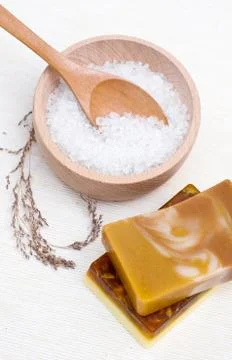Handmade soap Fotos Stock