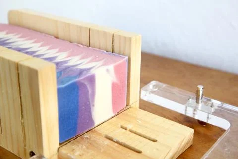 Handmade soap 库存照片