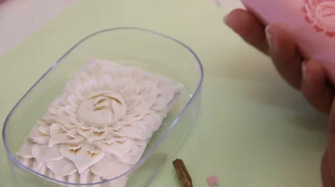 Handmade Soap sheep. Stock-Footage 54450080