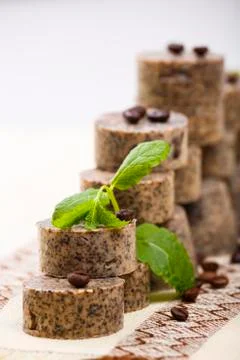 Handmade soap stack Foto stock