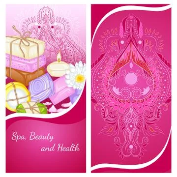 Handmade soaps flyer Stock Illustration