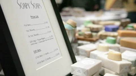 Handmade soaps 動画素材 992183