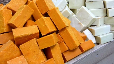 Handmade soaps, handmade healthy soaps in turkey, natural soaps, bath soaps, 動画素材 163825443