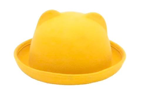Handmade Straw Hat Isolated on white background.with clipping path. Foto stock