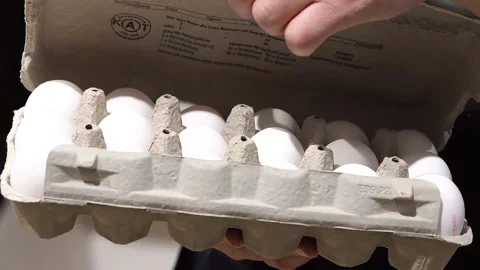 Handmade Suppository Production Using Recycled Egg Carton Stock Footage 331390112