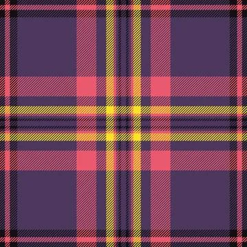 Handmade textile fabric texture, vichy pattern plaid vector. Multicolor che.. 库存插图