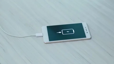 Handphone charging Stock Footage 149737445