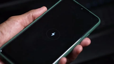 Handphone charging Stock Footage 164636798