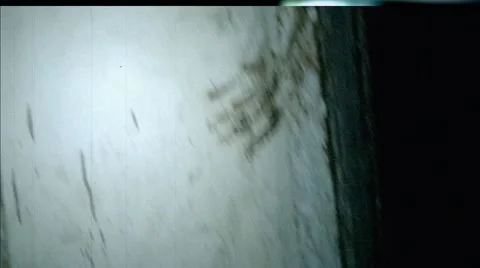 Handprints on the Wall Video stock 53317671
