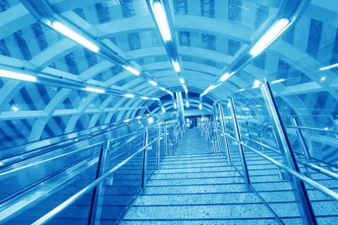 Handrail elevator Stock Photos