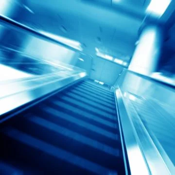 Handrail elevator Stock Photos