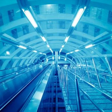 Handrail elevator Stock Photos