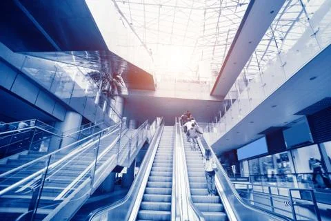 Handrail elevator Stock Photos