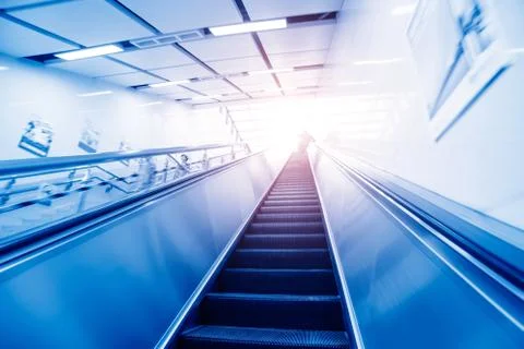 Handrail elevator Stock Photos