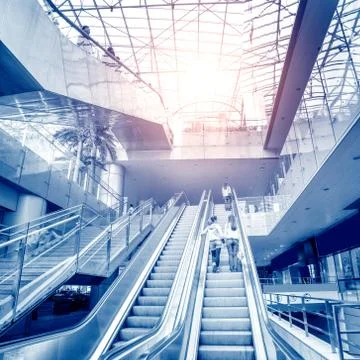 Handrail elevator Stock Photos