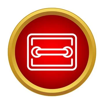Handrail icon representing accessibility and safety support Stock Illustration