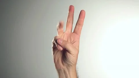 Hands 12345 Video stock 9026058