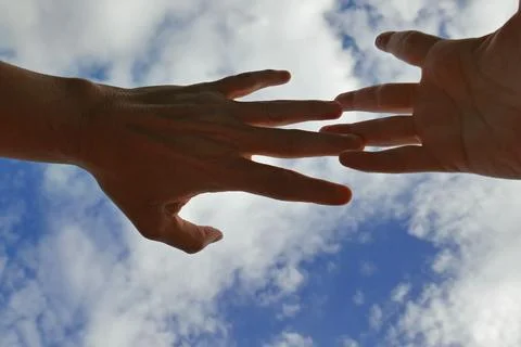 Hands in the air Stock Photos