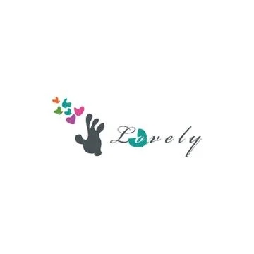 Hands and love Stock Illustration