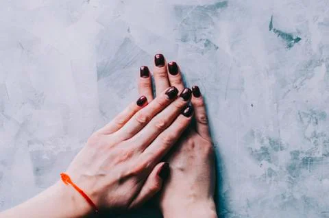 Hands And Nails Stock Photos