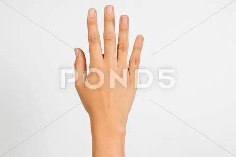 Hands and sings Stock Photos