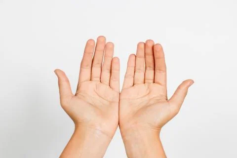 Hands and sings Stock Photos