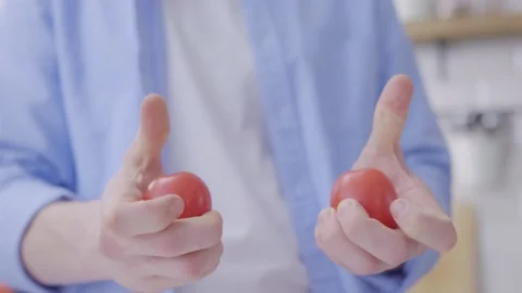 Hands and tomatoes Stock Footage 133021522
